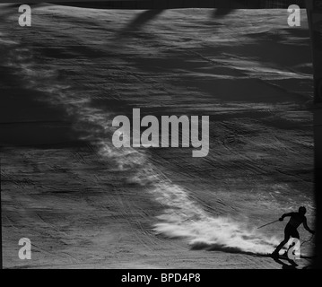 Olimpiadi invernali di Vancouver, 2010 Bode Miller, STATI UNITI D'AMERICA, vincendo oro in sci alpino Uomini Super evento combinato. Foto Stock