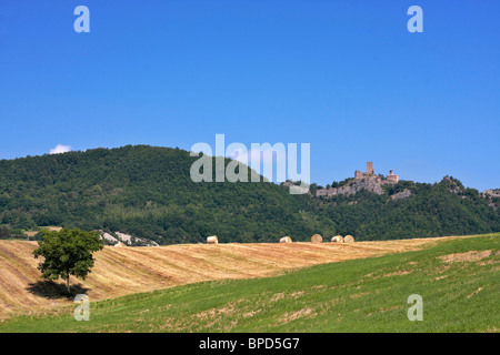 Il castello di Carpineti nella provincia di Reggio Emilia Foto Stock