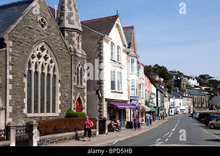 Terrazza strada in Aberdovey, (Aberdyfi in Welsh) Foto Stock