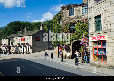 Hebden Bridge, West Yorkshire, Regno Unito. Agosto 2010 Foto Stock