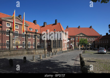 Bischoefliches Generalvikariat des Bistums Muenster und Dompfarramt in Muenster, Westfalen, Renania settentrionale-Vestfalia Foto Stock