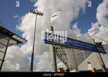 Weston Homes Comunità Stadium di Colchester Essex England Regno Unito Foto Stock