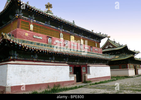 Erdene Zuu monastero, Karakhorin, Mongolia Foto Stock