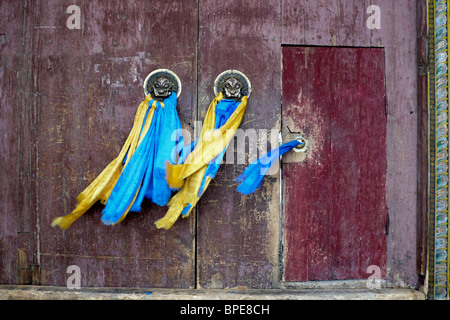 Erdene Zuu monastero, Karakhorin, Mongolia Foto Stock