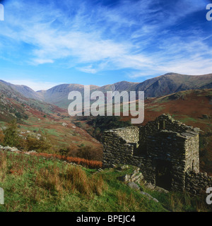 Il vecchio fienile, Troutbeck, Cumbria, Regno Unito Foto Stock