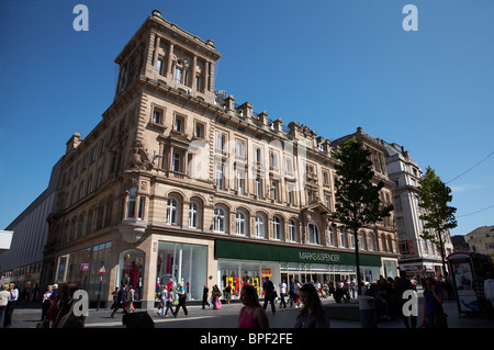 La Marks & Spencer Compton House Edificio in Liverpool Regno Unito Foto Stock