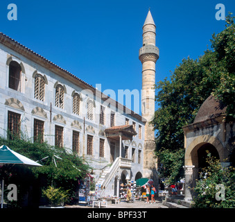 Square da Ippocrate Plane Tree, Kos Città Vecchia, Kos Dodecaneso isole, Grecia Foto Stock