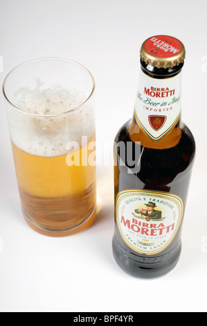Birra Moretti birra italiana Foto Stock