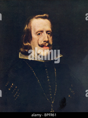 Filippo IV. La pittura di Diego de Silva y Velazquez. Il re Filippo IV di Spagna 1605 - 1665. Foto Stock