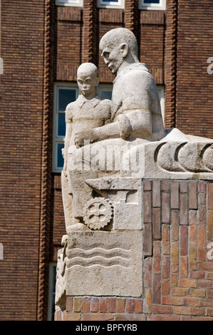 Het Amsterdams Lyceum Valeriusplein Oud Zuid Amsterdam Paesi Bassi studente della scuola gli studenti Foto Stock