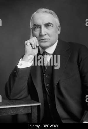 Foto ritratto circa 1920 di Warren G. Harding (1865 - 1923) - la XXIX del Presidente USA (1921 - 1923). Foto Stock