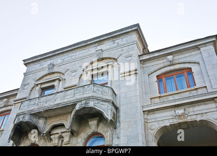 Frammento di Livadia Palace (ritiro estivo dell'ultimo Zar russo Nicholas II, Crimea, Ucraina). Foto Stock