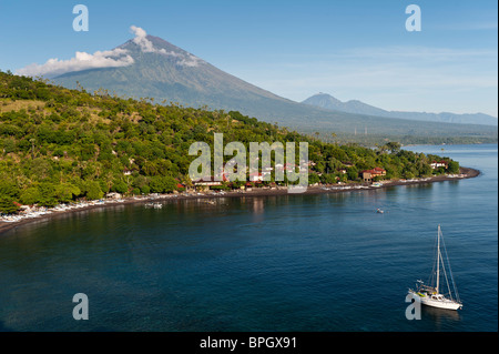 Jemeluk Bay, Amed, Bali, Indonesia. Foto Stock