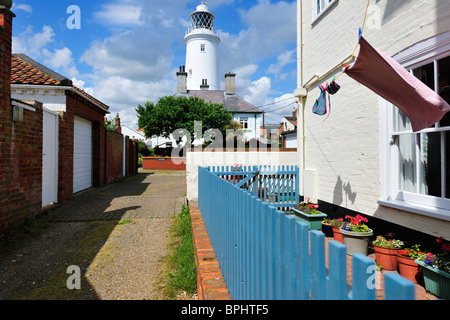 L'attraente presenza di un faro del Vittoriano in Southwold città (2) Foto Stock