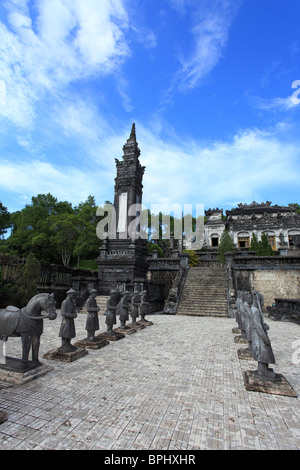 Khai Ding tomba in tinta, Vietnam Foto Stock