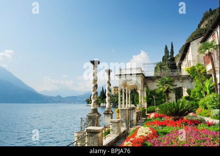 Giardino botanico, Villa Monastero, Varenna, Lago di Como, Lombardia, Italia Foto Stock
