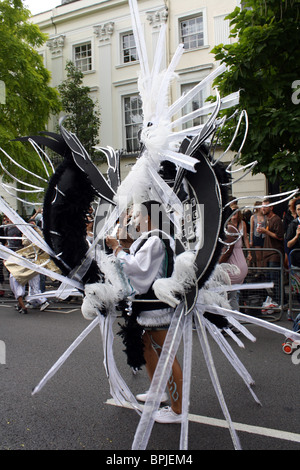 Attore al carnevale di Notting Hill Londra 2010 Foto Stock