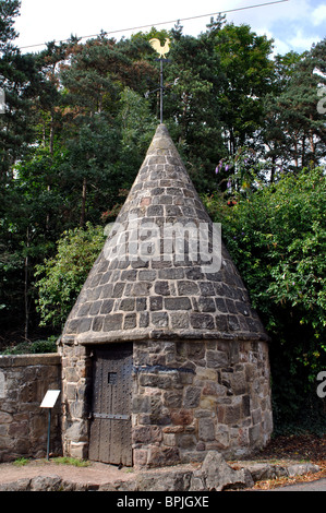 Il villaggio di lock-up, Breedon sulla collina, Leicestershire, England, Regno Unito Foto Stock