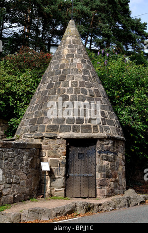 Il villaggio di lock-up, Breedon sulla collina, Leicestershire, England, Regno Unito Foto Stock