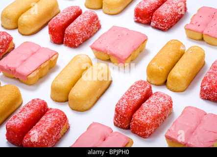 Un assortimento di junk food items. Foto Stock