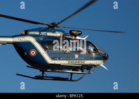 Elicottero Eurocopter EC-145 della gendarmeria francese delle forze di polizia Foto Stock