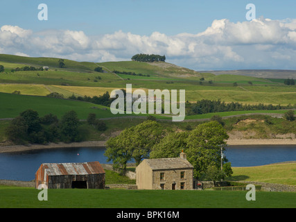 Serbatoio Grassholme, Lunedale, vicino a Middleton in Teesdale, County Durham, England, Regno Unito Foto Stock