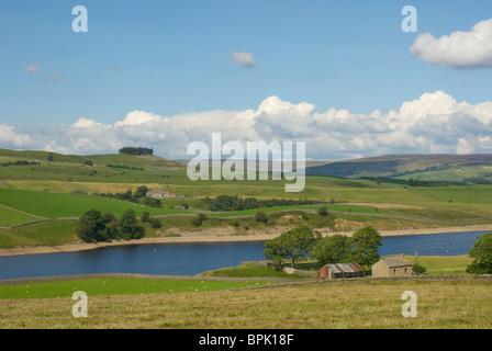 Serbatoio Grassholme, Lunedale, vicino a Middleton in Teesdale, County Durham, England, Regno Unito Foto Stock