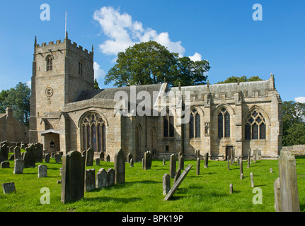 St Romald la Chiesa, Romaldkirk, Teesdale, County Durham, England Regno Unito Foto Stock