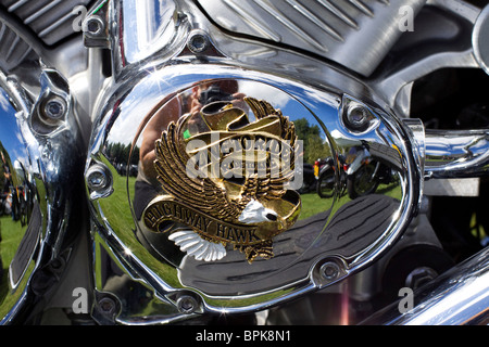 Personalizzati di Harley Davidson Foto Stock