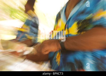 Nastro di acciaio, Mayreau, dei Caraibi Foto Stock