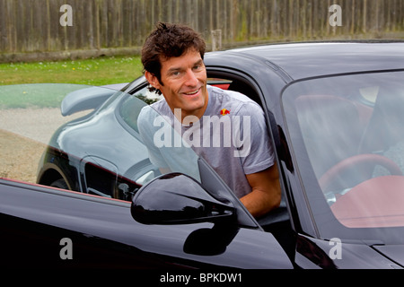 Mark Webber F1 Formula One racing driver Foto Stock