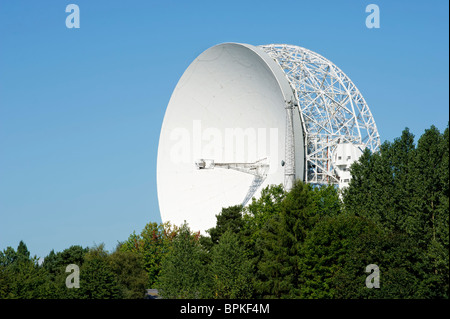 Il telescopio Lovell presso il Jodrell Bank Observatory nel Cheshire, Inghilterra Foto Stock