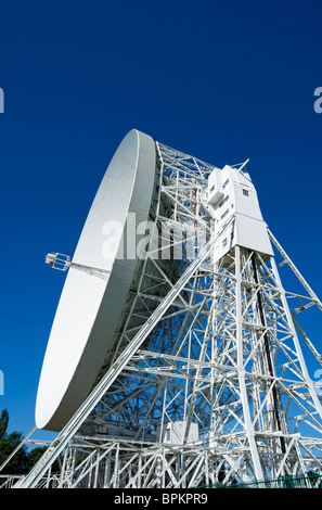 Il telescopio Lovell presso il Jodrell Bank Observatory nel Cheshire, Inghilterra Foto Stock