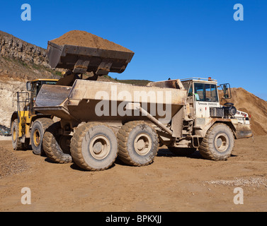 Impianto pesante lavoro in Quary Foto Stock