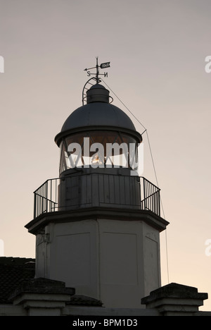 Faro in Llanes asturias Foto Stock