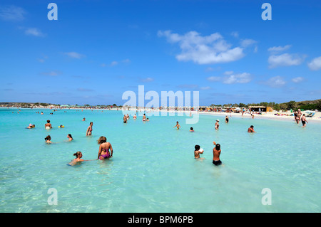 Elafonisi beach, prefettura di Chania, Creta, Grecia Foto Stock