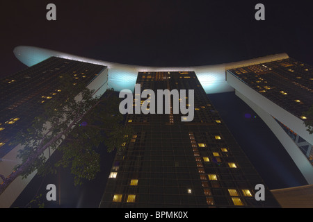 Il Marina Bay Sands Resort Hotel, Marina Bay, Singapore Foto Stock