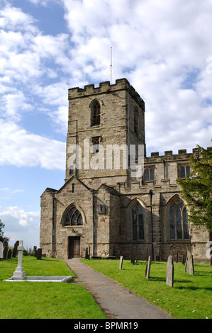 Basilica di Santa Maria e San Hardulph Chiesa, Breedon sulla collina, Leicestershire, England, Regno Unito Foto Stock