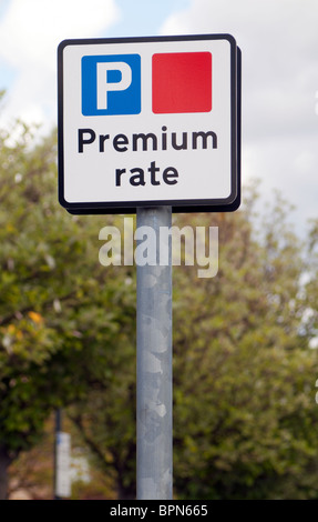 Tasso di premio simbolo di parcheggio Foto Stock