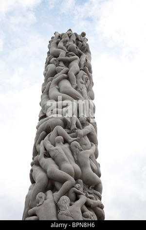 Parco delle Sculture di Vigeland, parte del Parco Frogner, situato a Oslo, Norvegia. Foto:Jeff Gilbert Foto Stock