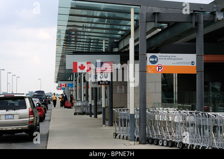 La partenza dei passeggeri Area dell aeroporto di Ottawa, Ottawa in Canada Foto Stock