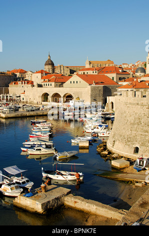 Porto di Dubrovnik. 2010. Foto Stock