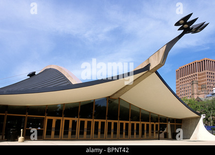 USA New Haven Yale University Ingls Rink arena sportiva. Architetto Eero Saarinen. Architettura moderna del campus. Foto Stock