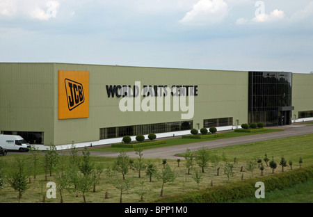 JCB parti World Center factory, Rocester, Staffordshire, England, Regno Unito Foto Stock