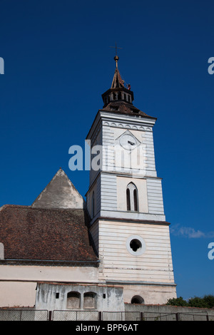 Bartolomeu chiesa fortificata nella città di Brasov, Romania. Foto Stock