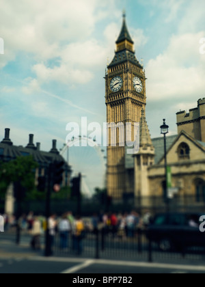 Il Big Ben e la Casa del Parlamento Foto Stock