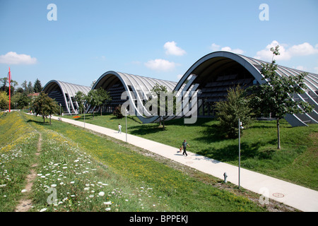 La spettacolare onda sinusoidale architettura di Paul Klee Zentrum, Berna, Svizzera Foto Stock
