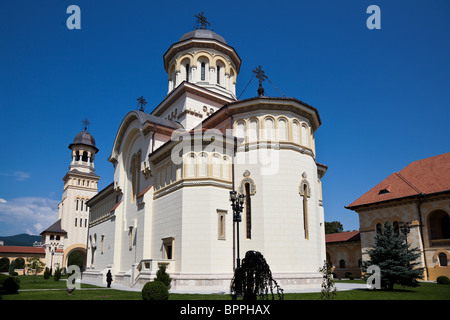 La Cattedrale Ortodossa in Alba Iulia, Romania. Foto Stock