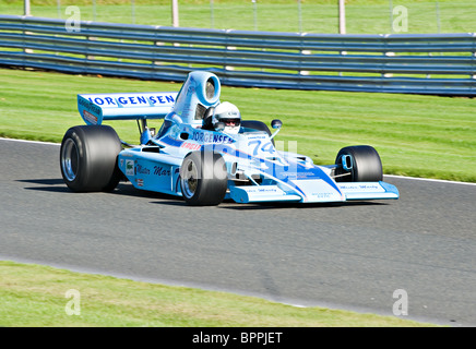 Gurney Eagle 5000 Racing auto sulla Avenue ad Oulton Park Motor Racing circuito Cheshire England Regno Unito Regno Unito Foto Stock