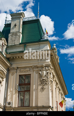 Palazzo Roznovanu, oggi il municipio di Iasi, Romania Foto Stock